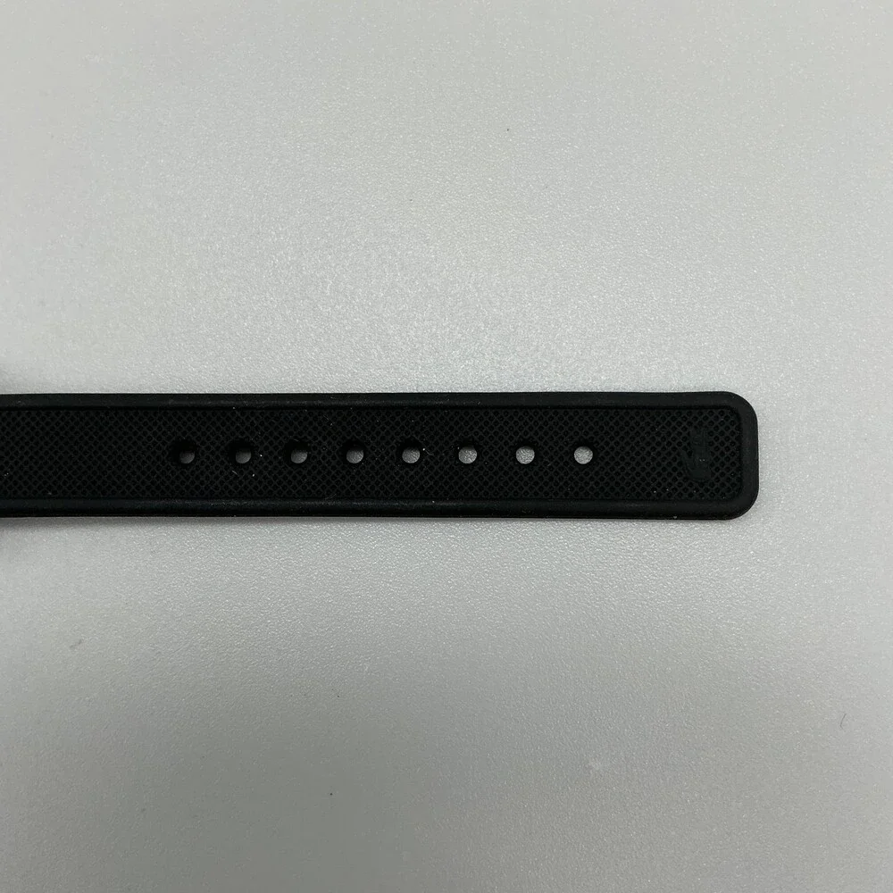 Lacoste Boys Watch 33mm Black Green Dial Silicone 50M WR Sport New Battery